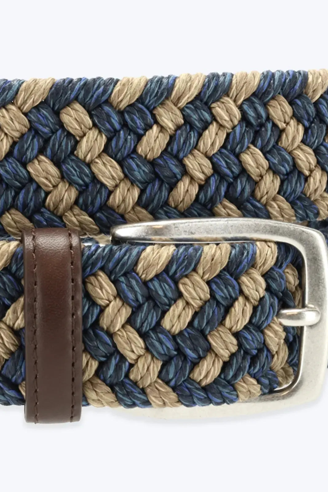CINTURÓN TRENZADO BICOLOR