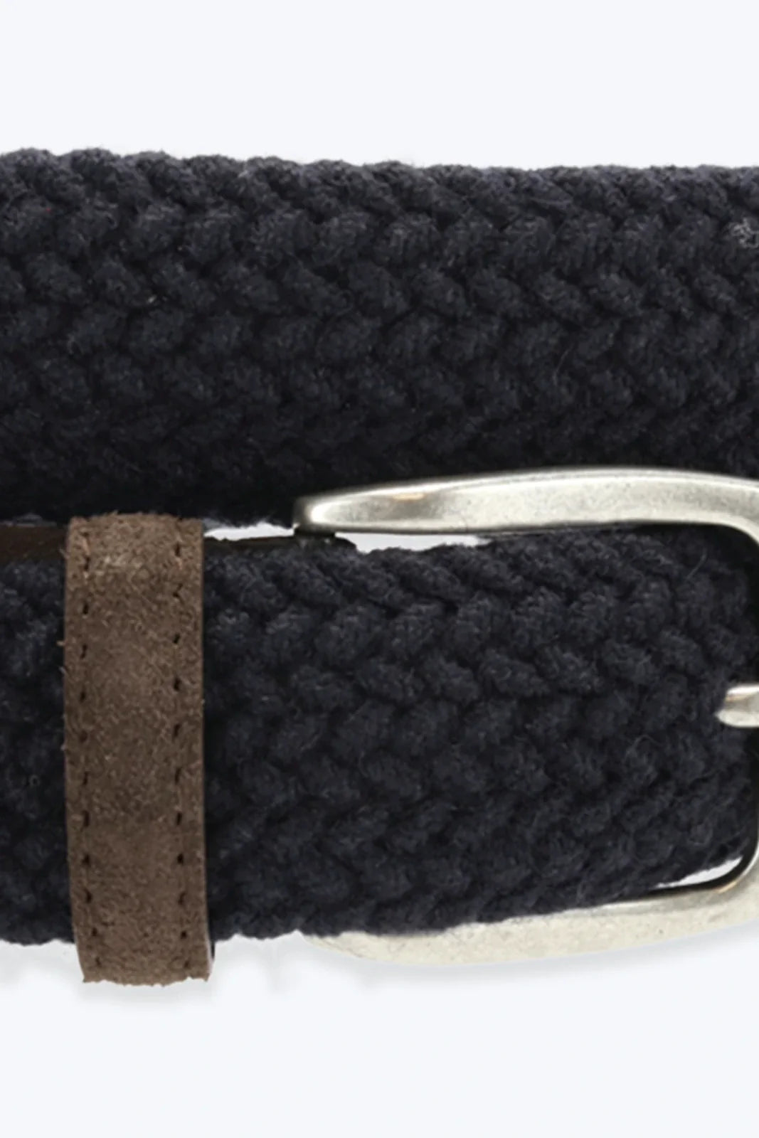 CINTURÓN TRENZADO AZUL MARINO