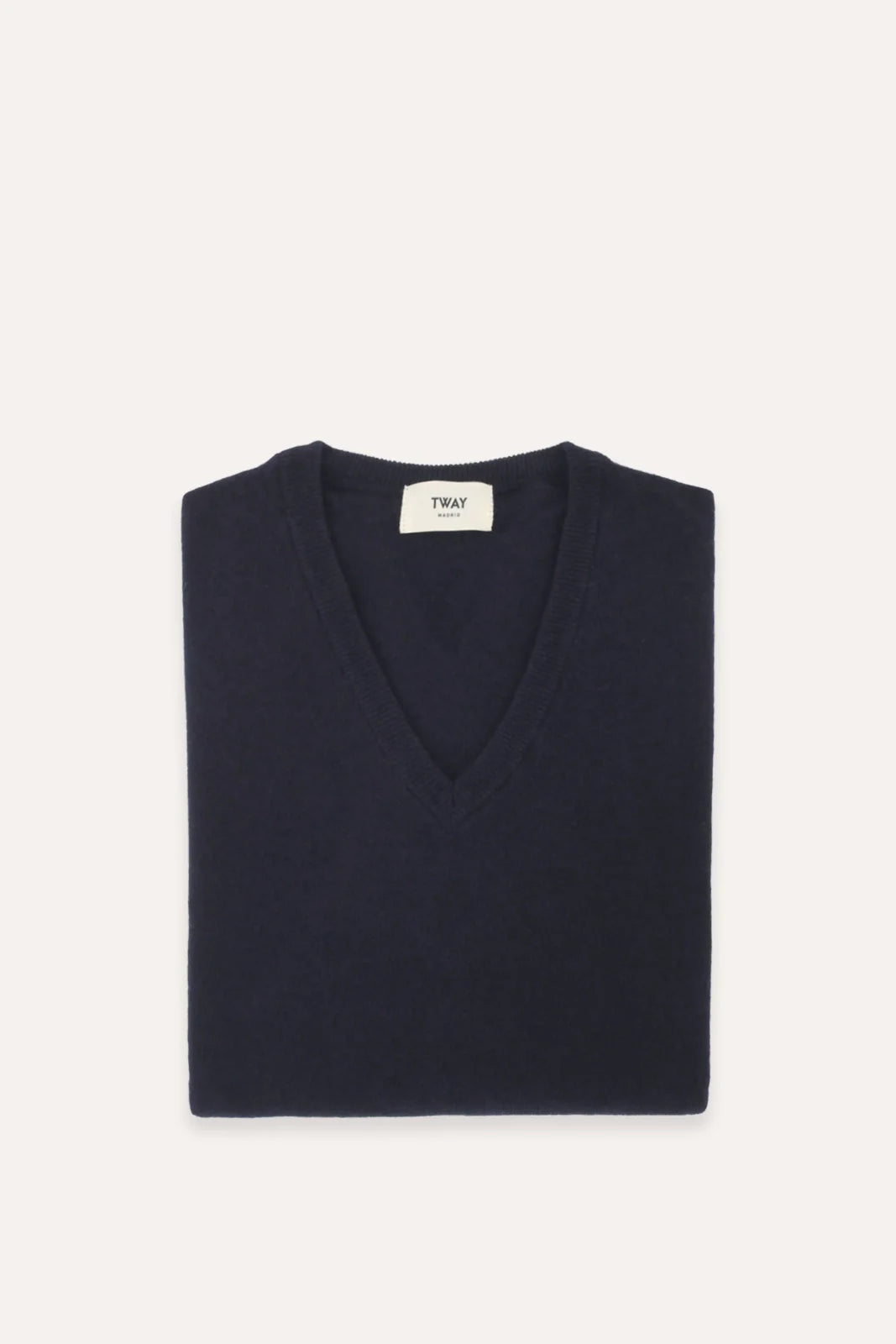 JERSEY CUELLO PICO AZUL MARINO