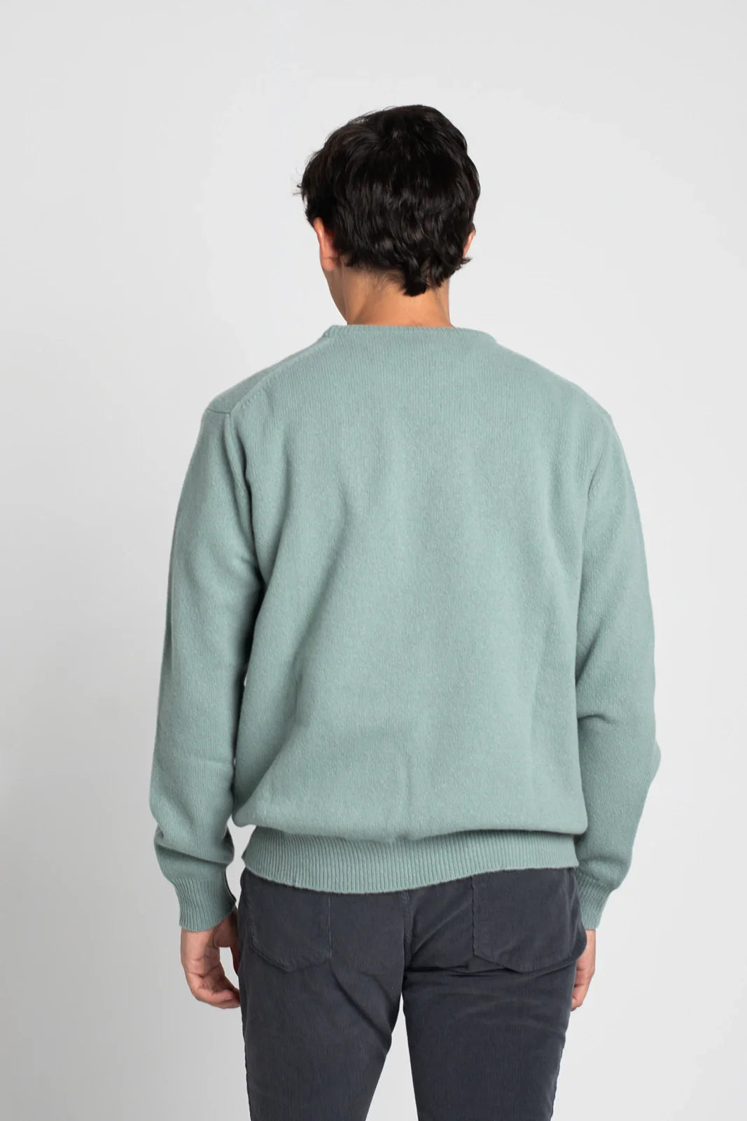 JERSEY CUELLO A CAJA VERDE AGUA