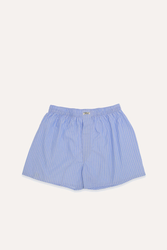 CALZONCILLOS DE RAYAS AZULES BÓXER