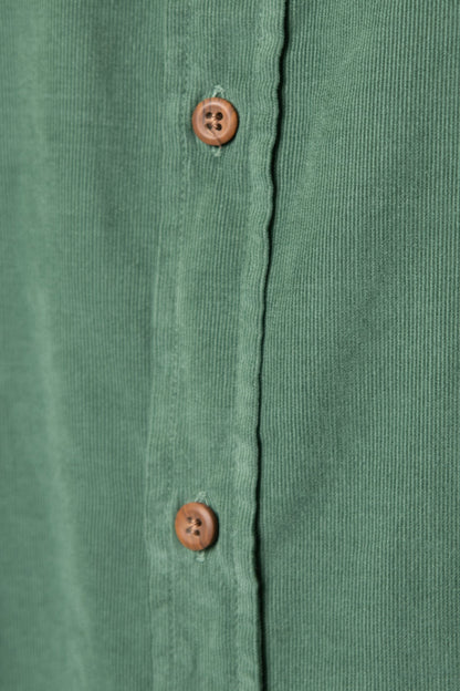 CAMISA MICROPANA VERDE CON BOLSILLO