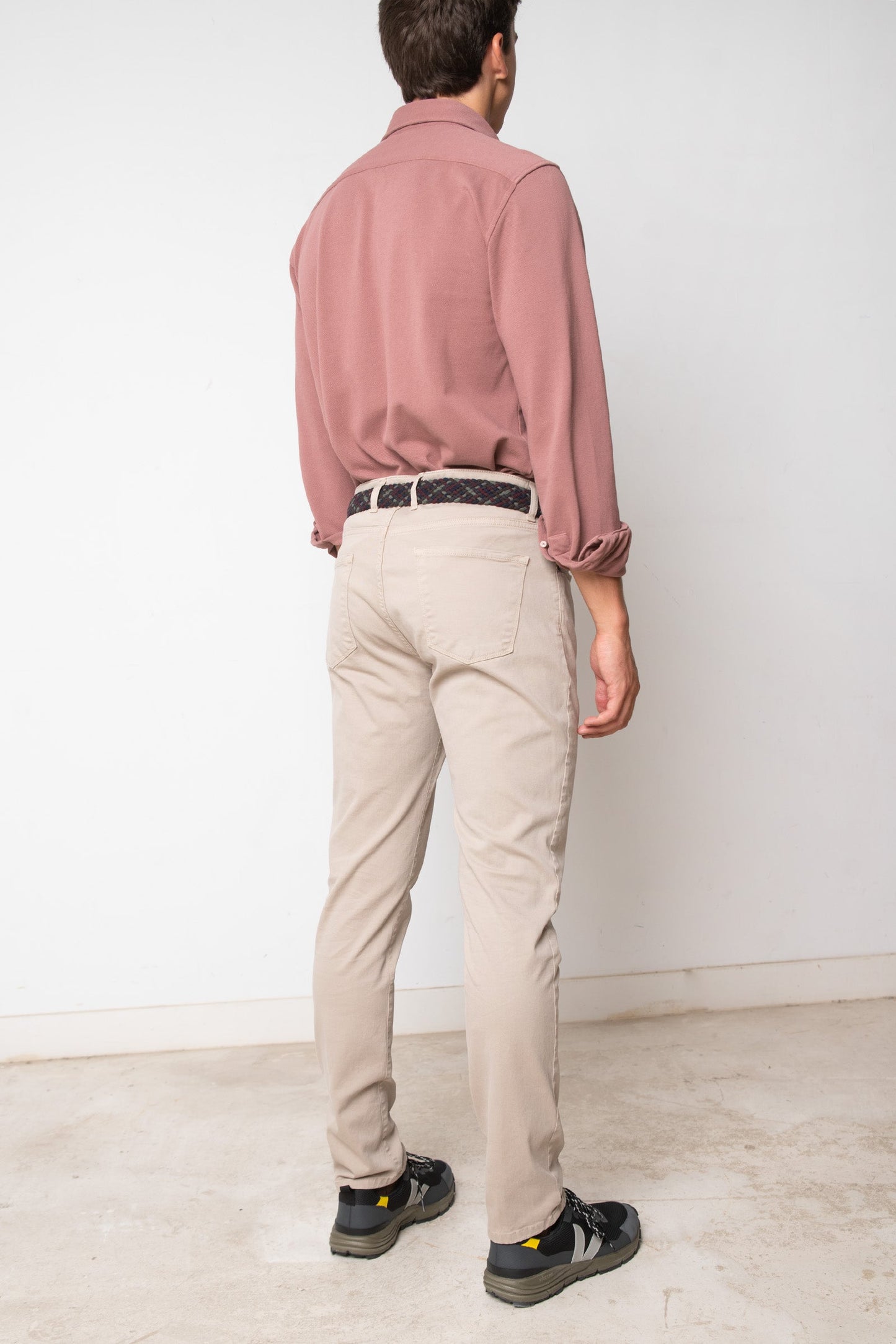 CAMISA DE PIQUÉ ROSA