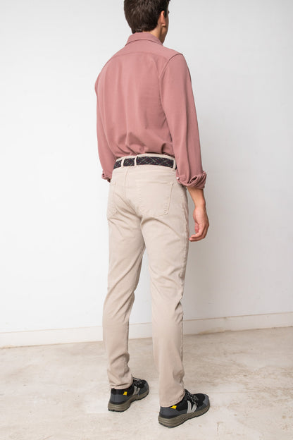 CAMISA DE PIQUÉ ROSA