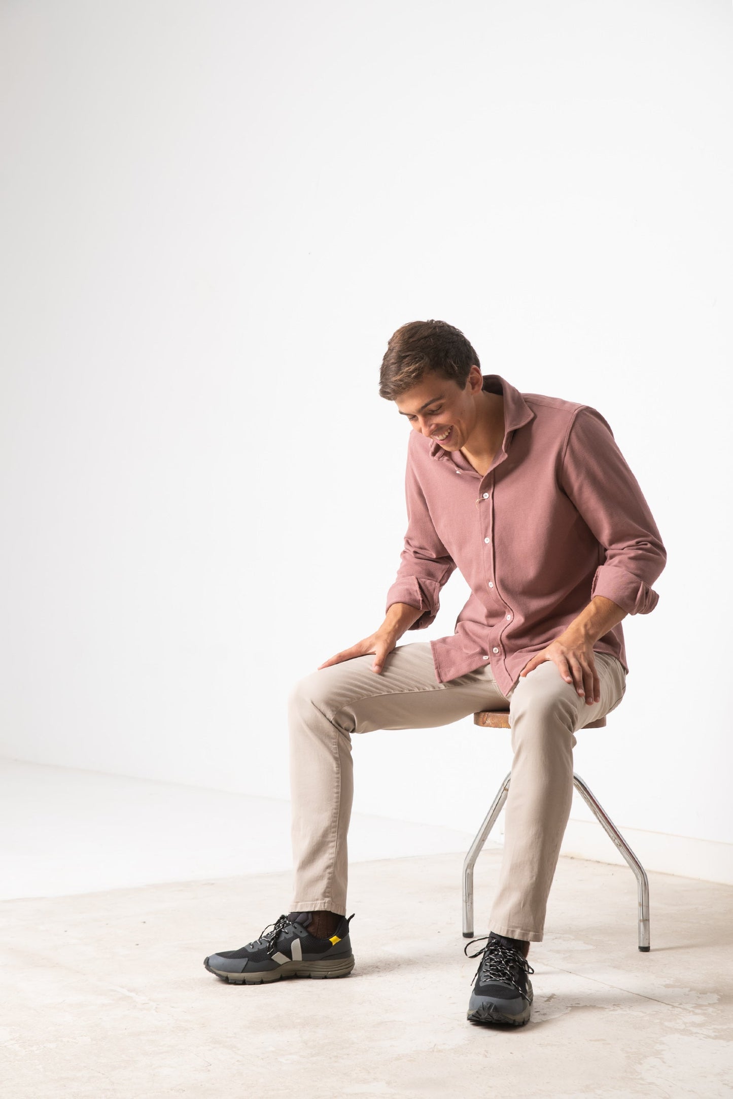 CAMISA DE PIQUÉ ROSA