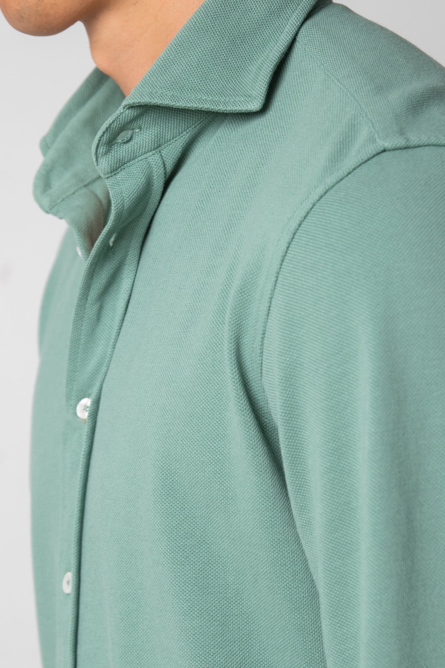 CAMISA DE PIQUÉ VERDE