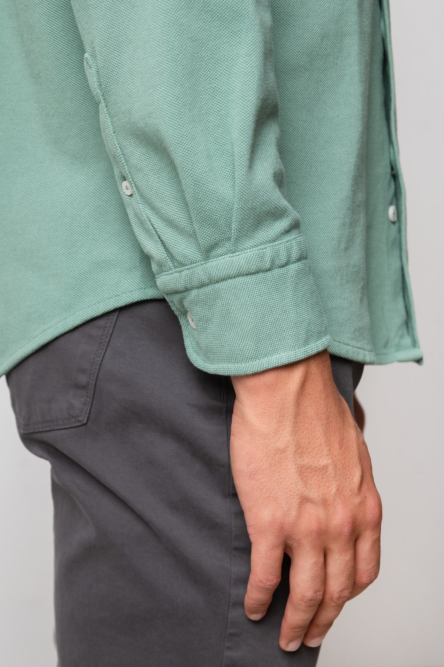 CAMISA DE PIQUÉ VERDE