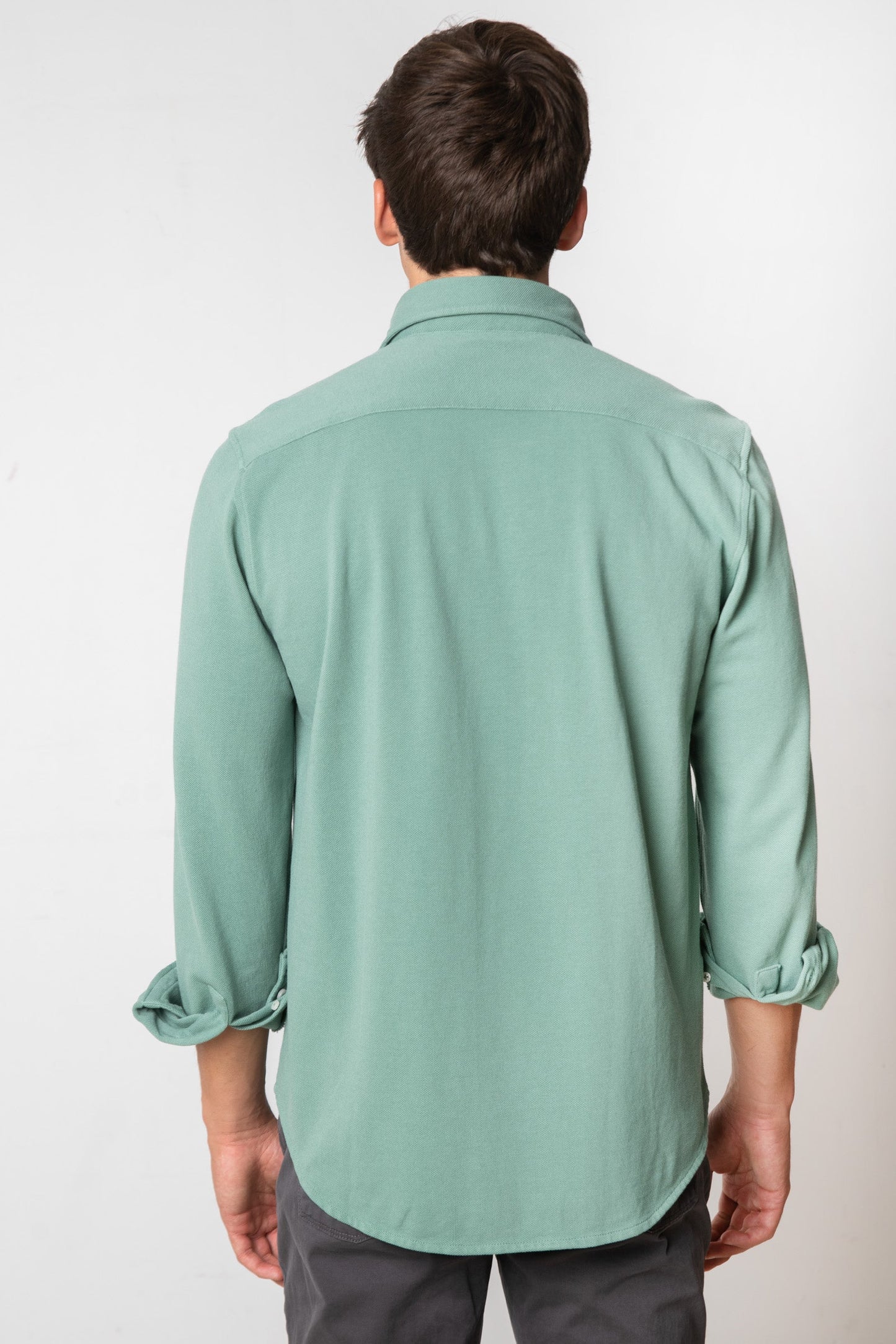 CAMISA DE PIQUÉ VERDE