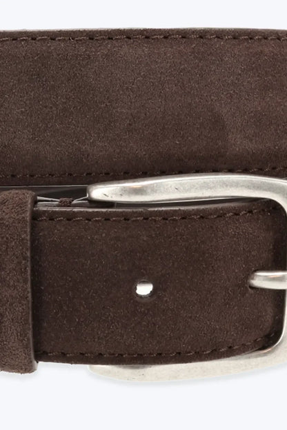 CINTURÓN ANTE MARRÓN OSCURO
