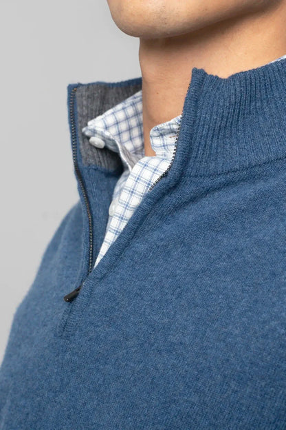 JERSEY CREMALLERA AZUL