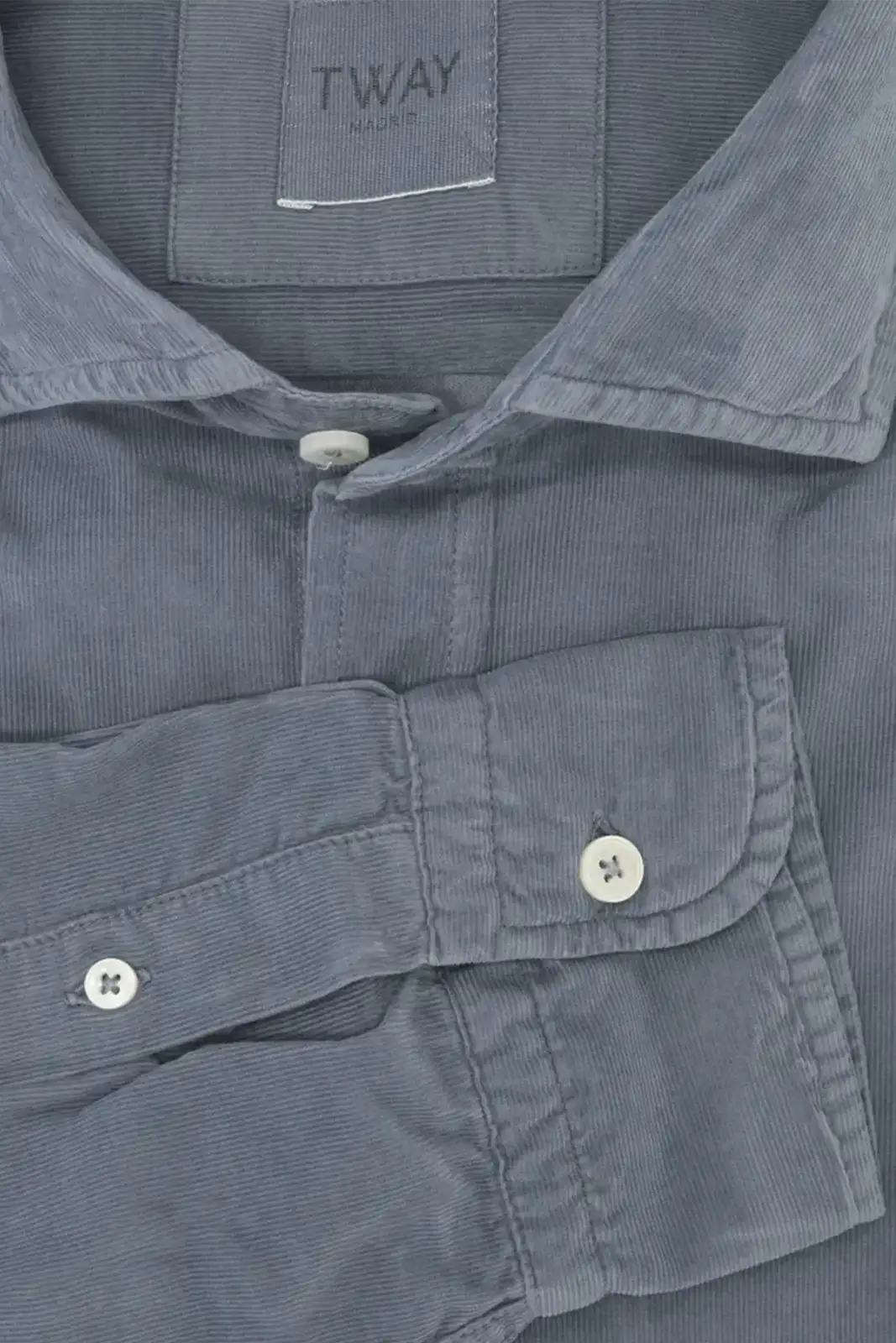 CAMISA DE MICROPANA AZUL CLARO LAVADO