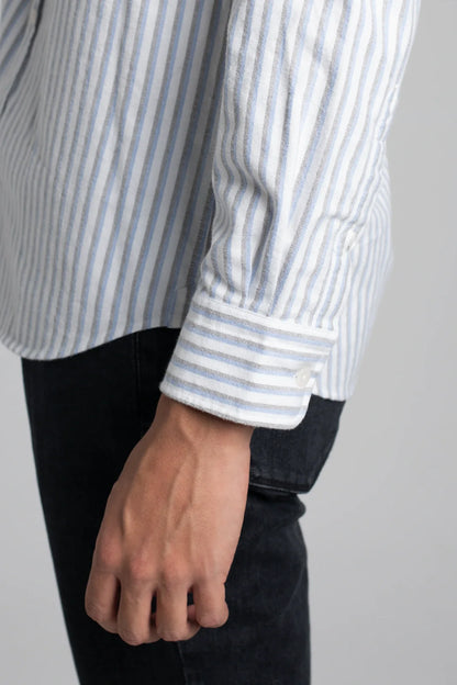 CAMISA BLANCA CON DOBLE RAYA