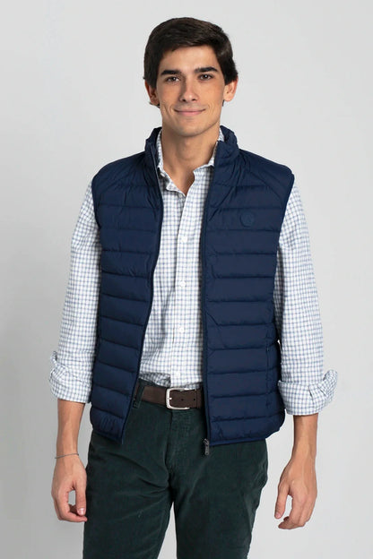 CHALECO DE PLUMAS NAVY JOTT