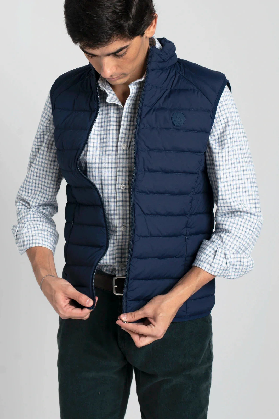 CHALECO DE PLUMAS NAVY JOTT