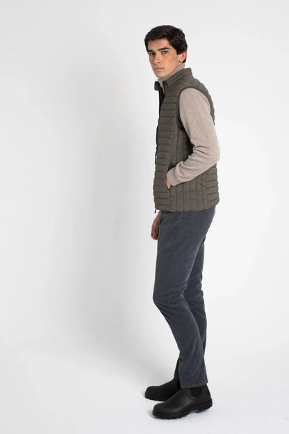 CHALECO ACOLCHADO VERDE OLIVA HOMEWARD