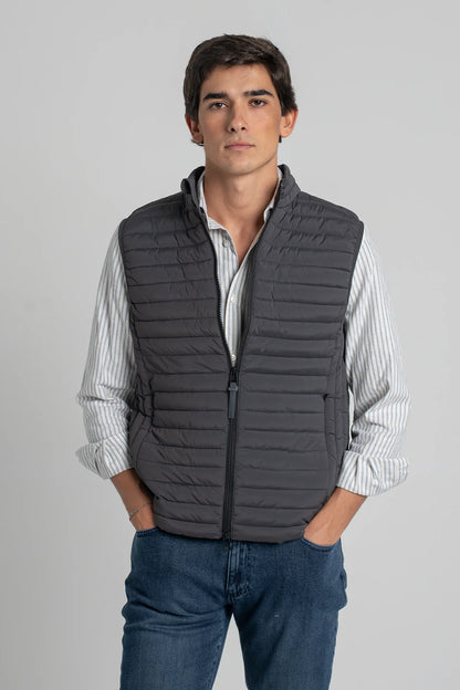 CHALECO ACOLCHADO GRIS HOMEWARD