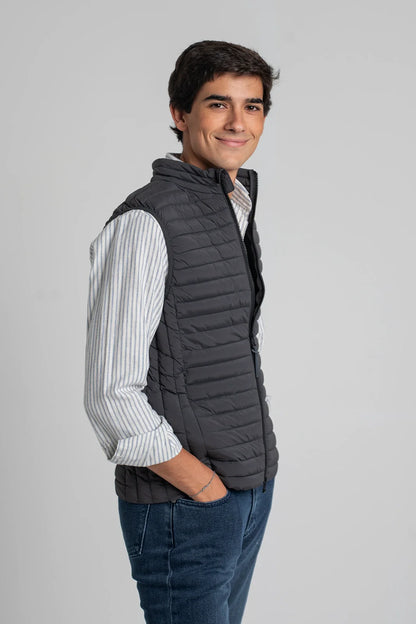 CHALECO ACOLCHADO GRIS HOMEWARD