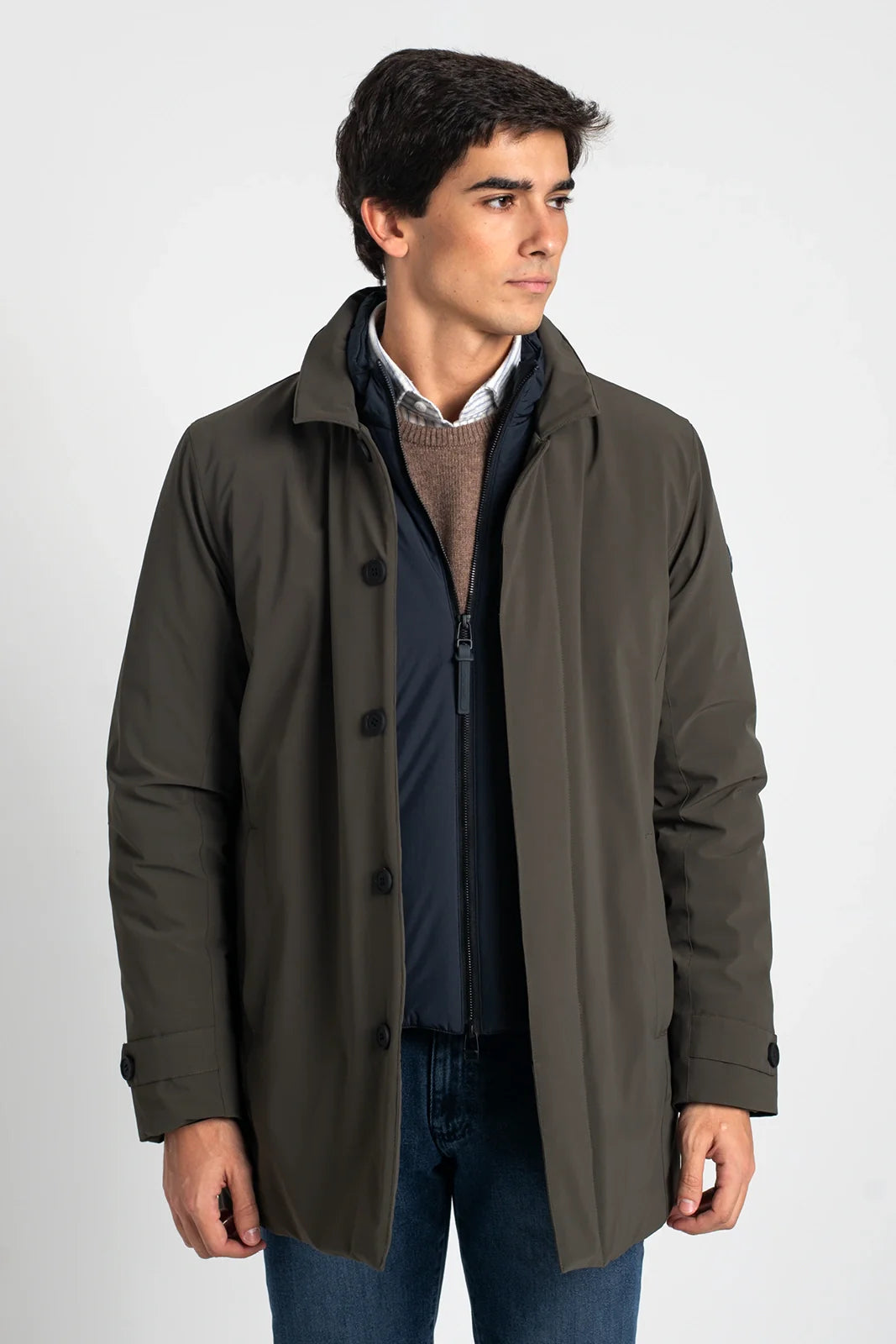 GABARDINA VERDE ACOLCHADA HOMEWARD