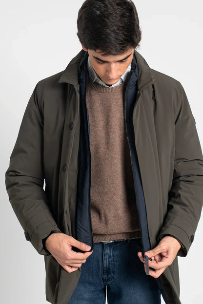 GABARDINA VERDE ACOLCHADA HOMEWARD