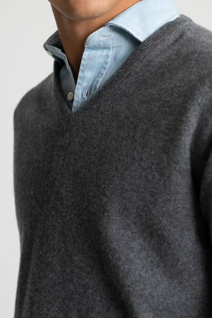 JERSEY CUELLO PICO GRIS