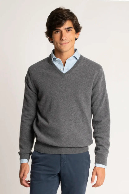 JERSEY CUELLO PICO GRIS