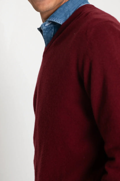 JERSEY CUELLO PICO GRANATE