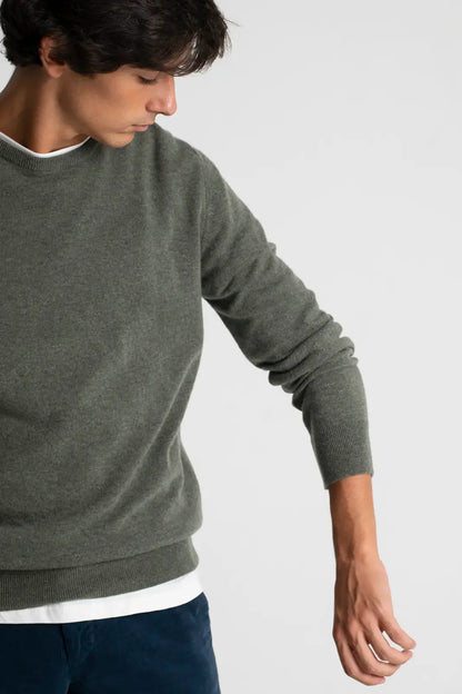 JERSEY CUELLO CAJA VERDE OLIVA