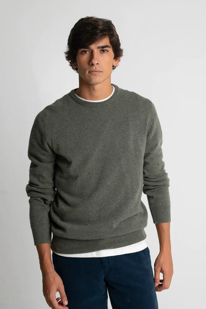 JERSEY CUELLO CAJA VERDE OLIVA