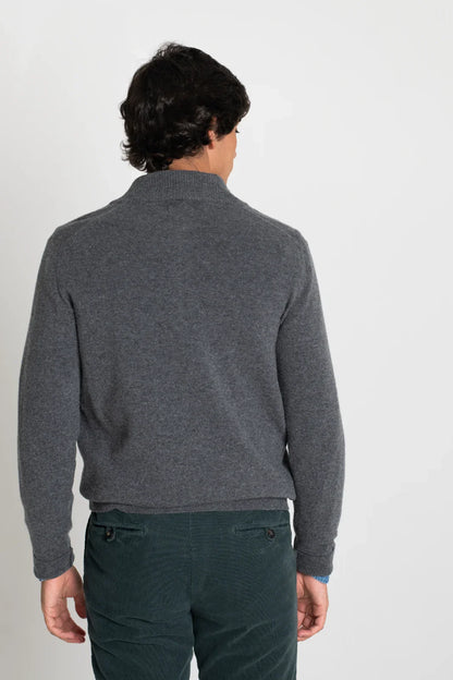 JERSEY CREMALLERA GRIS OSCURO