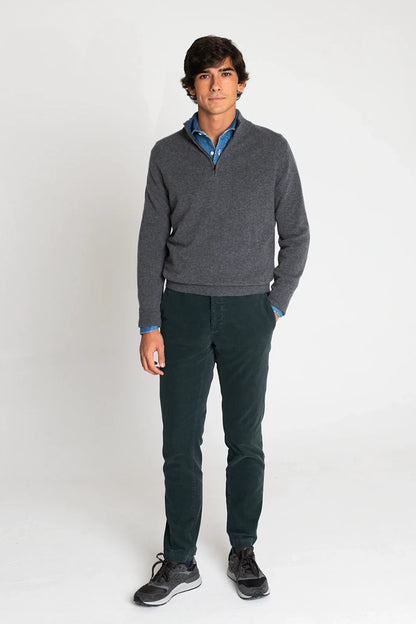 JERSEY CREMALLERA GRIS OSCURO