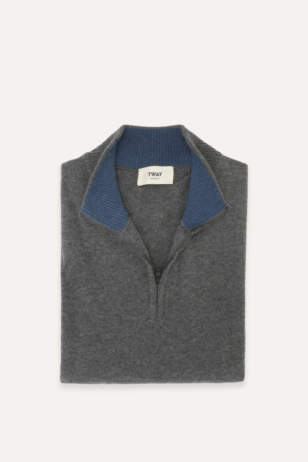 JERSEY CREMALLERA GRIS OSCURO