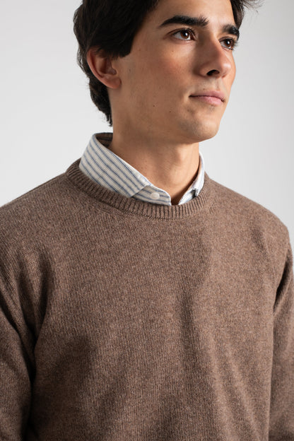 JERSEY CUELLO A CAJA TOSTADO