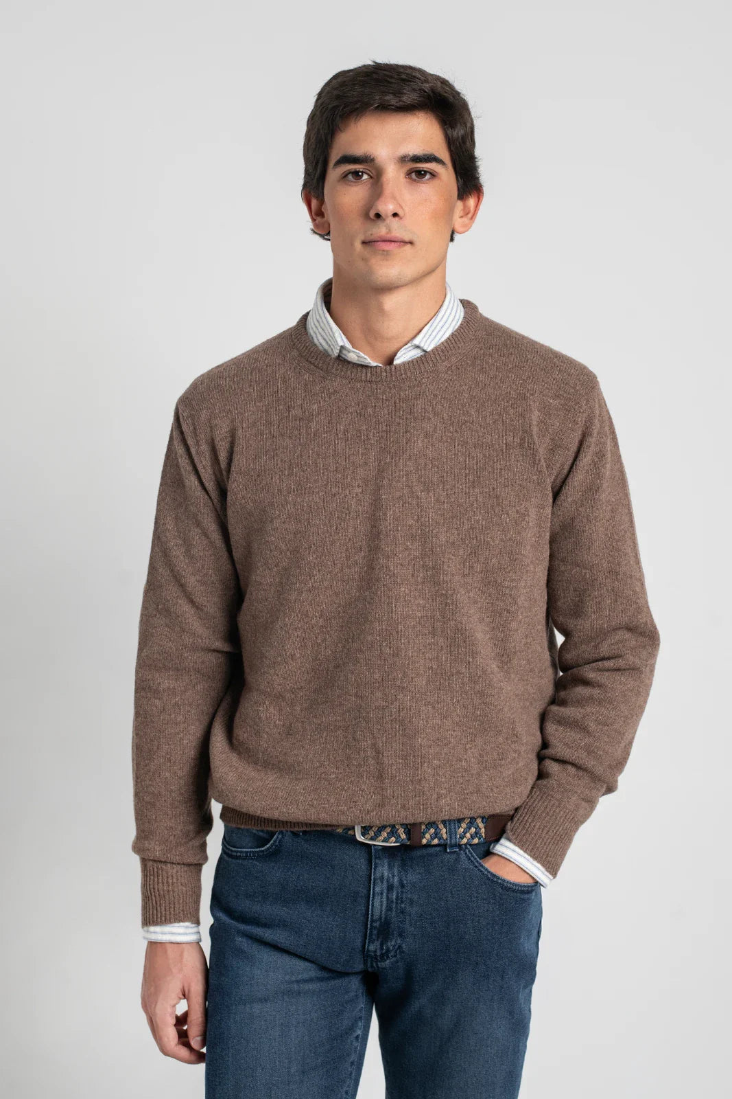 JERSEY CUELLO A CAJA TOSTADO