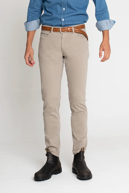 PANTALÓN 5 BOLSILLOS BEIGE