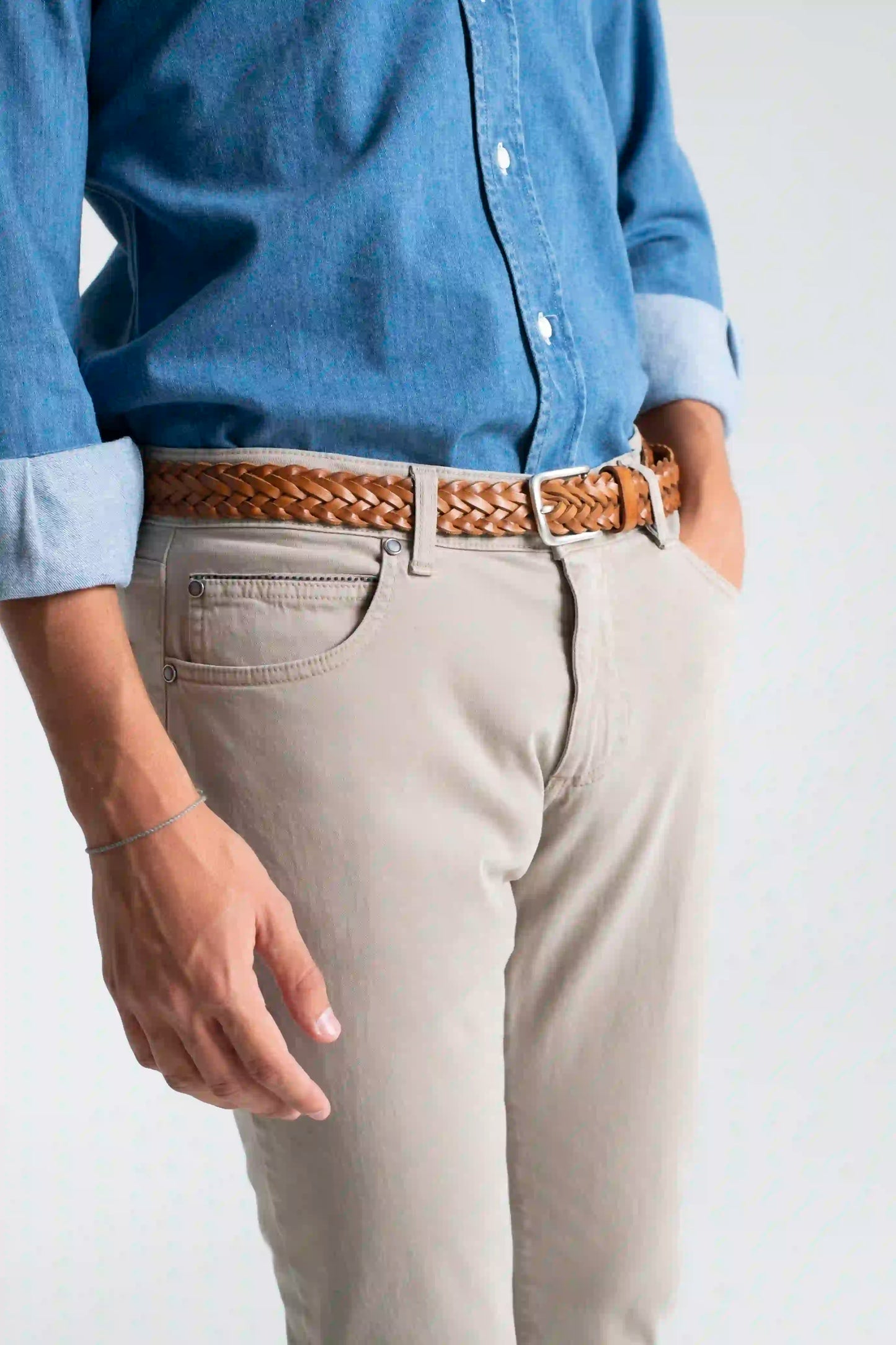 PANTALÓN 5 BOLSILLOS BEIGE