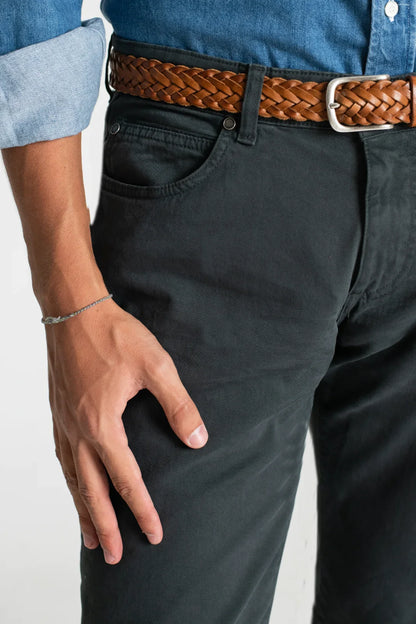 PANTALÓN 5 BOLSILLOS VERDE AZULADO