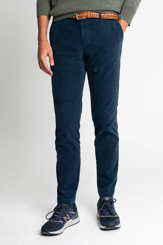 PANTALÓN CHINO PANA AZUL OSCURO