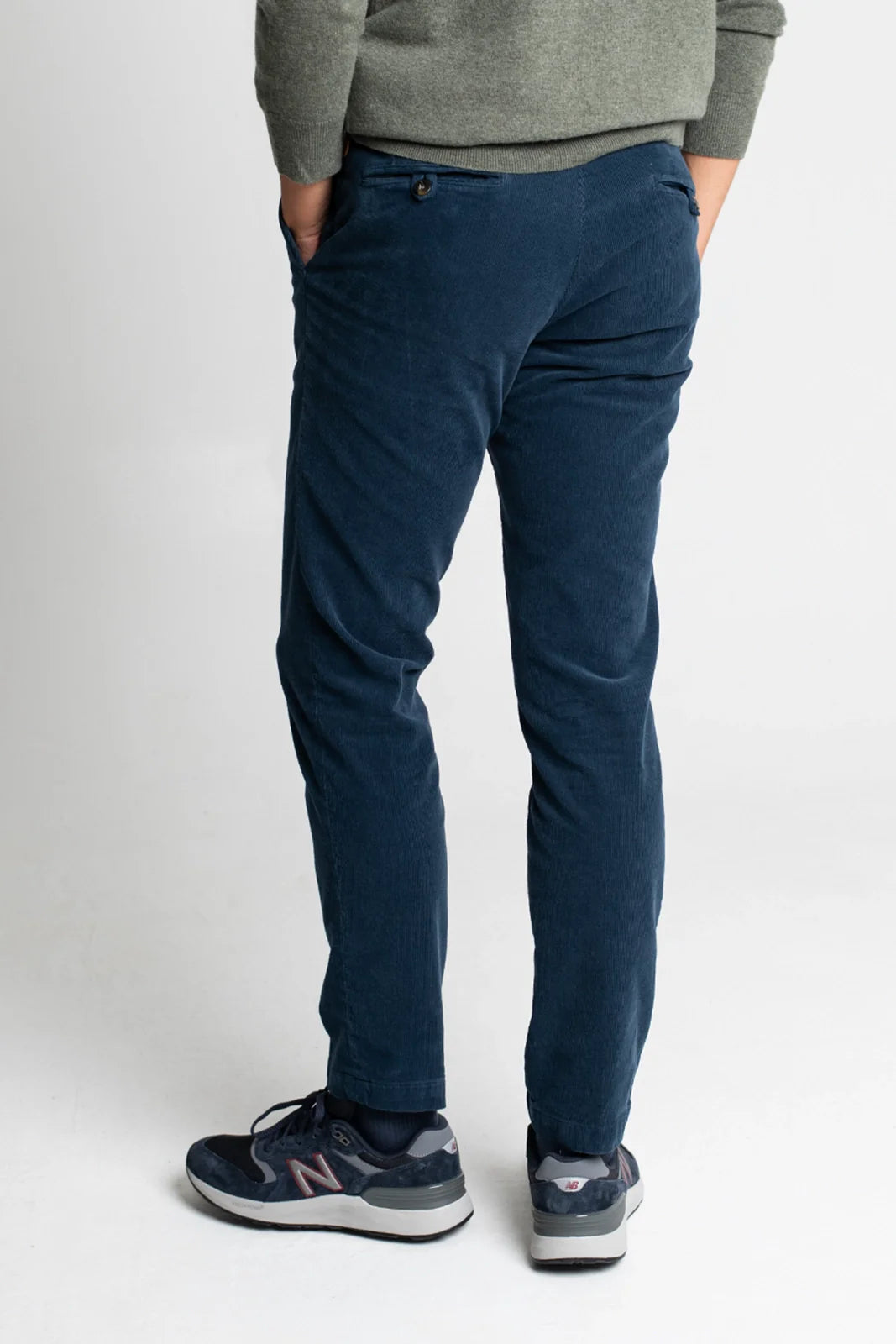 PANTALÓN CHINO PANA AZUL OSCURO