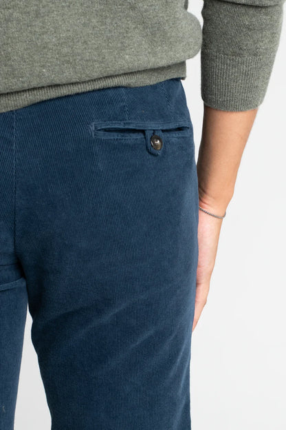 PANTALÓN CHINO PANA AZUL OSCURO