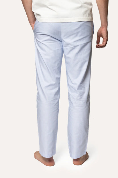 PANTALÓN DE PIJAMA RAYAS AZUL CLARO