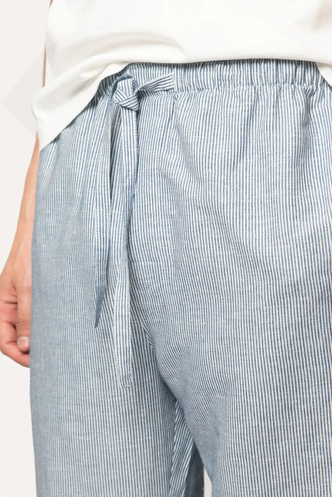 PANTALÓN DE PIJAMA RAYAS AZUL MARINO