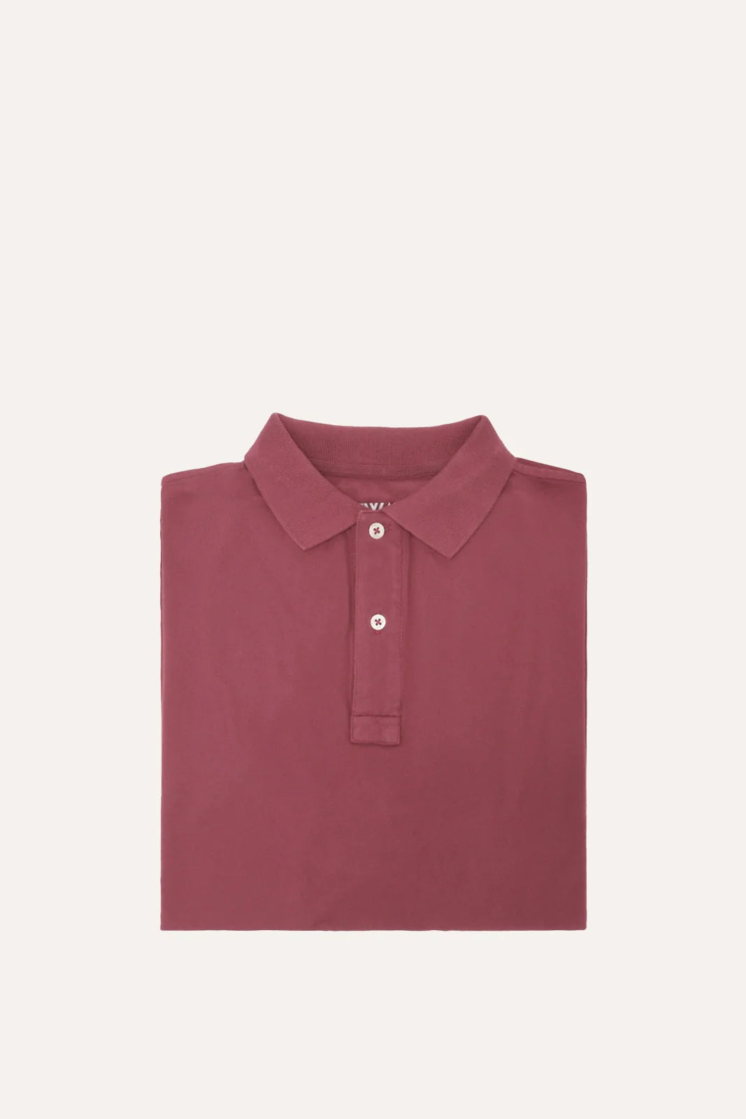 POLO PIQUÉ MANGA CORTA GRANATE