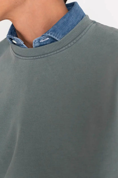 SUDADERA CUELLO CAJA VERDE