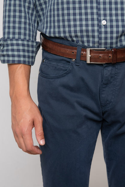 PANTALÓN 5 BOLSILLOS AZUL MARINO